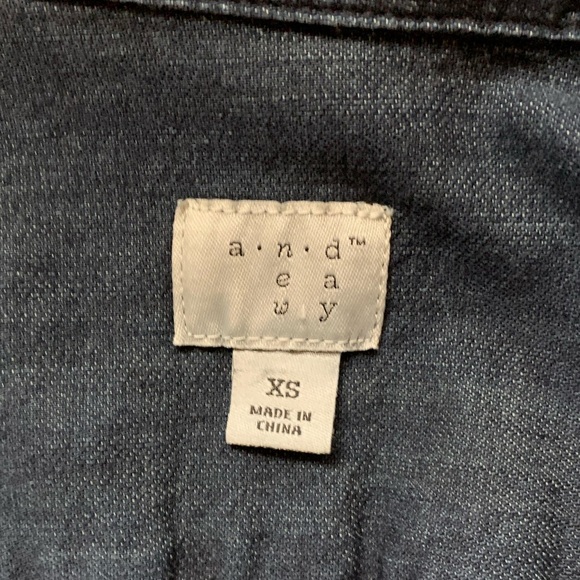 Denim shirt dress size XS - Picture 7 of 9